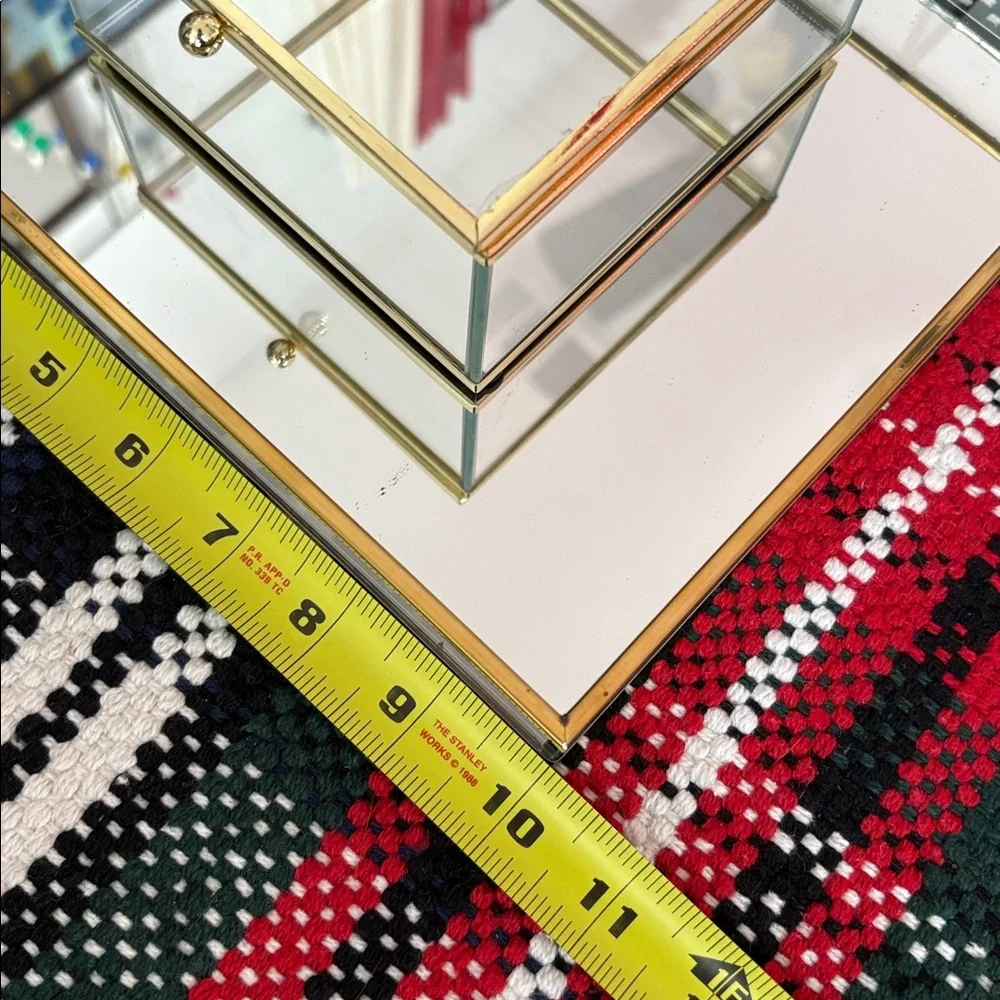 🆕Mirrored Vanity Tray And Trinket Box